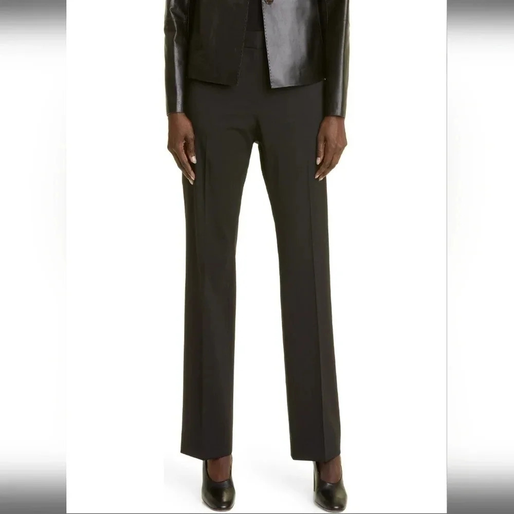 NWT || LAFAYETTE 148 || Irving dk grey, wool slacks, premium